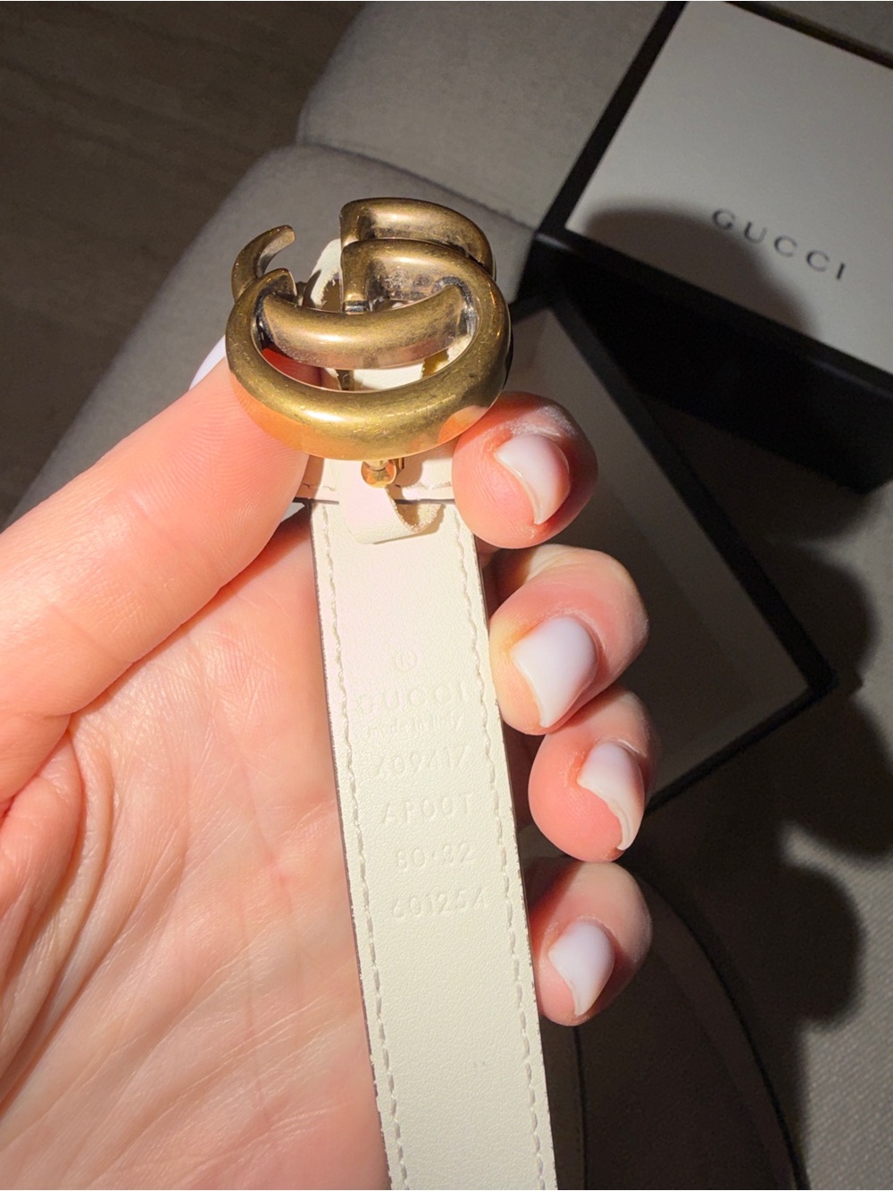 Gucci Thin Leather Belt - Picture 4 of 7